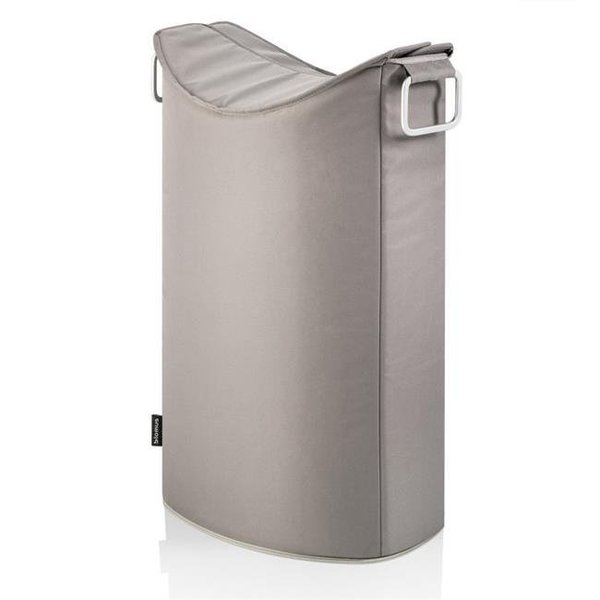 Blomus Blomus 65386 Aluminum Matt Laundry Bin; Taupe 65386